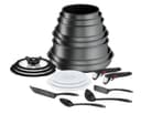 Tefal Ingenio Daily Chef On 20 Piece Set, Pots & Pans Set, Stackable, Easy Cleaning, Non-Stick Coating, Removable Handle, Heat Indicator, All hobs Compatible Including Induction, L7619402 - 1