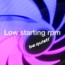 be quiet! Light Wings LX 120mm PWM White ventilateur, Pack de 3 ventilateurs, hub éclairé et pales dépolies pour des effets d'éclairage spectaculaires, 16 LED RGB adressables, 7 pales de ventilateur - 3