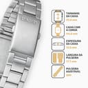 Casio - AE-1200WHD-1A - Sports - Montre Homme - Quartz Digital - Cadran LCD - Bracelet Acier Gris - 5