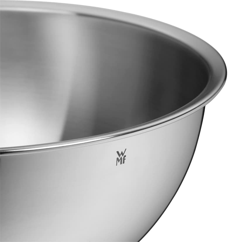 WMF 645709990 Gourmet Bowl Set for Kitchen 4-Piece, Cromargan Stainless Steel, Multifunctional, Mixing Bowl, Serving Bowl, Stackable - 4