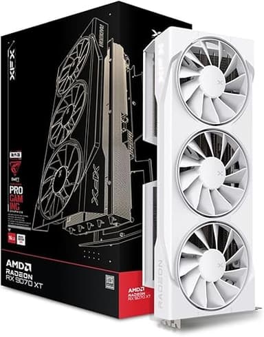 XFX RX 9070XT Swift Gaming 16GB GDDR6 Blanc Triple Ventil…