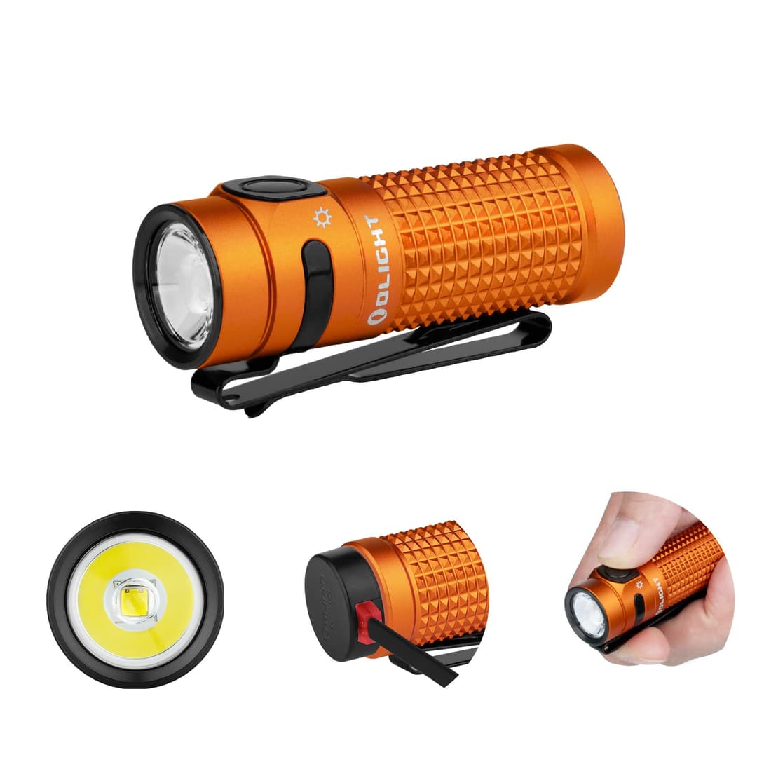 OLIGHT Baton 4 LED Small Torch Rechargeable up to 1300 Lu…