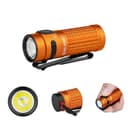 OLIGHT Baton 4 LED Small Torch Rechargeable up to 1300 Lumens, 170 m Light Range, Super Bright Mini Torch with 6 Modes, 30 Days Running Time, Strong Flashlight, IPX8 for Everyday Use, Orange - 1