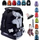 ZBH1985 Sac à Dos à roulettes à Compartiments Multiples - Rangement extérieur pour Patins à roulettes en Ligne, Quad, artistiques et Chaussures de Patinage sur Glace - 1