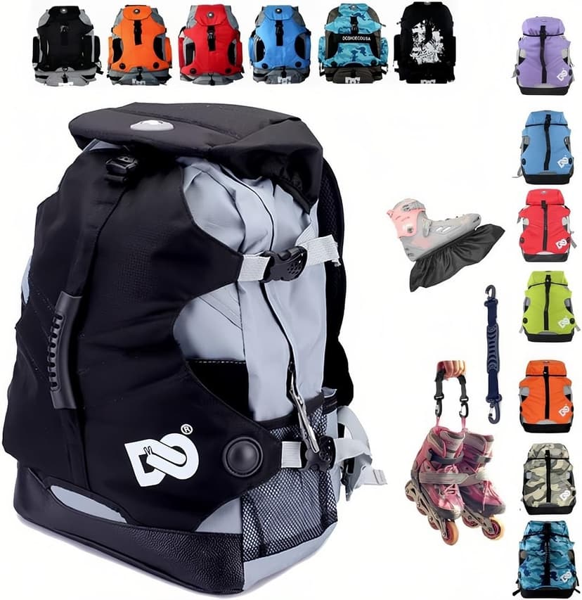 ZBH1985 Sac à Dos à roulettes à Compartiments Multiples -… - 1