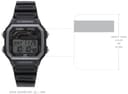 Casio Montre à Quartz analogique et numérique pour Homme avec Bracelet en résine WS1600H-1AV, Noir, Sangle - 3