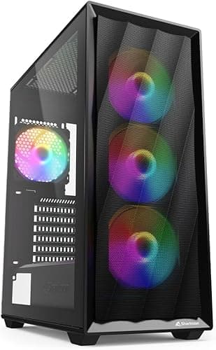 Sharkoon VK4 Rainbow Black, ATX PC Case