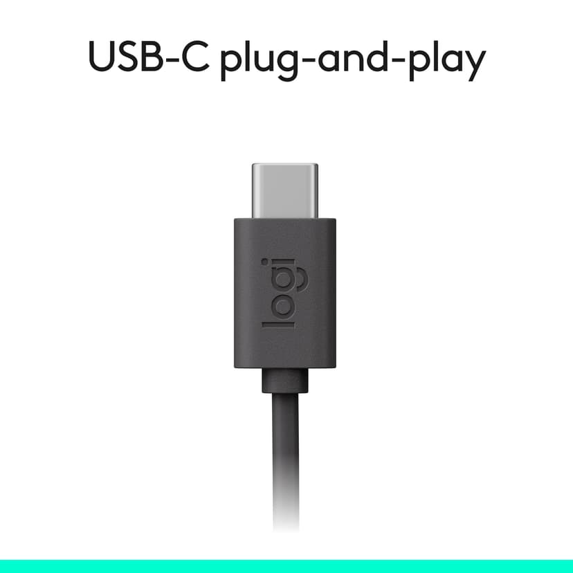Logitech H390 kabelgebundenes Headset für PC/Notebook, Stereo-Kopfhörer mit Mikrofon mit Geräuschunterdrückung, Stereo, Bedienelemente am Kabel, Works with Chromebook – SCHWARZ - 5
