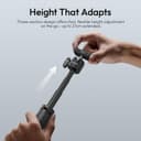 ULANZI MT66 Trépied pour caméra d'action, Support Adaptateur magnétique à dégagement Rapide pour DJI Osmo 360 Nano Action 5 Pro 4, Perche à Selfie/Mini trépied - 4