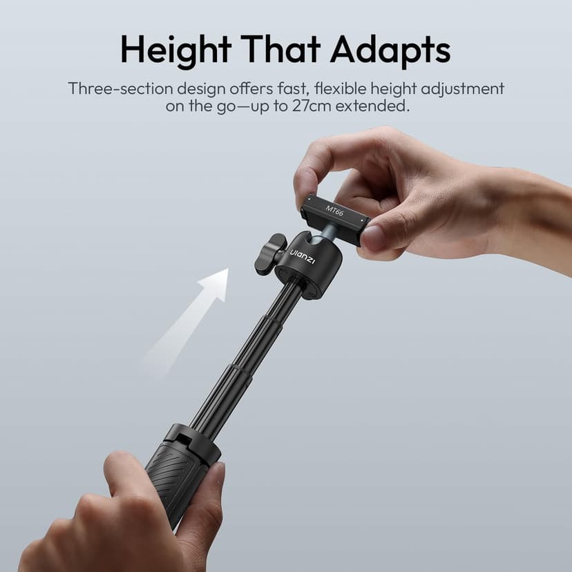 ULANZI MT66 Trépied pour caméra d'action, Support Adaptateur magnétique à dégagement Rapide pour DJI Osmo 360 Nano Action 5 Pro 4, Perche à Selfie/Mini trépied - 4
