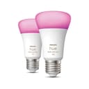 Philips Hue White and Colour Ambiance Smart Light Bulb 2 Pack 75W - 1100 Lumen [E27 Edison Screw] with Bluetooth. Works with Alexa, Google Assistant and Apple Homekit - 4