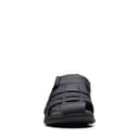 Clarks Mens Walkford Fish, Black Tumbled Leather, 10 Wide - 4