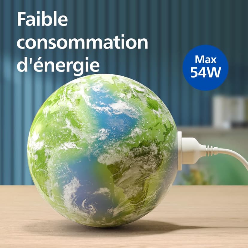 Philips -air purifier 4200 series, HEPA NanoProtect + dual activated carbon filter, CADR 600m³/h for 156 m², ultra-quiet, intelligent and energy efficient (AC4221/11) - 8