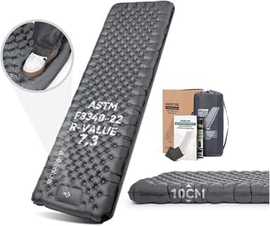 HIKENTURE Valeur-R 7,3 Matelas de Camping Gonflable 10 cm…