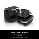 Ninja Foodi FlexDrawer Air Fryer, Dual Zone with Removable Divider, Large 10.4L Drawer, 7-in-1, Air-Fryer Uses No Oil, Air Fry, Roast, Bake, Max Crisp, Non-Stick Dishwasher Safe Parts, Black AF500UK - 2