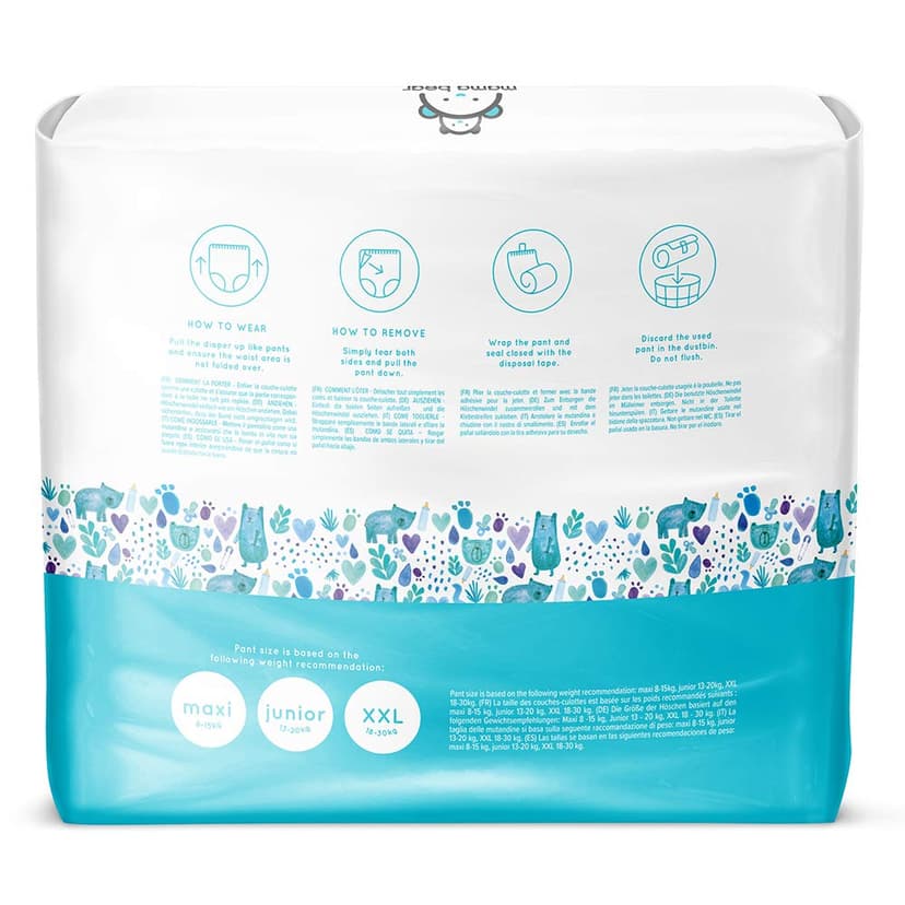 Marque Amazon - Mama Bear Couches Culottes XXL, Taille 6 (18-30kg), 72 Pièces (2 lot de 36) - 2