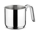 Lagostina Sfiziosa Batterie de Cuisine en Acier Inox 18/10, Casseroles Induction, Gaz et Four, 10 Pièces, Fond Lagoseal Plus, Set avec 3 Faitouts, 1 Marmite, 1 Casserole, 1 Pot à Lait, 4 Couvercles - 6