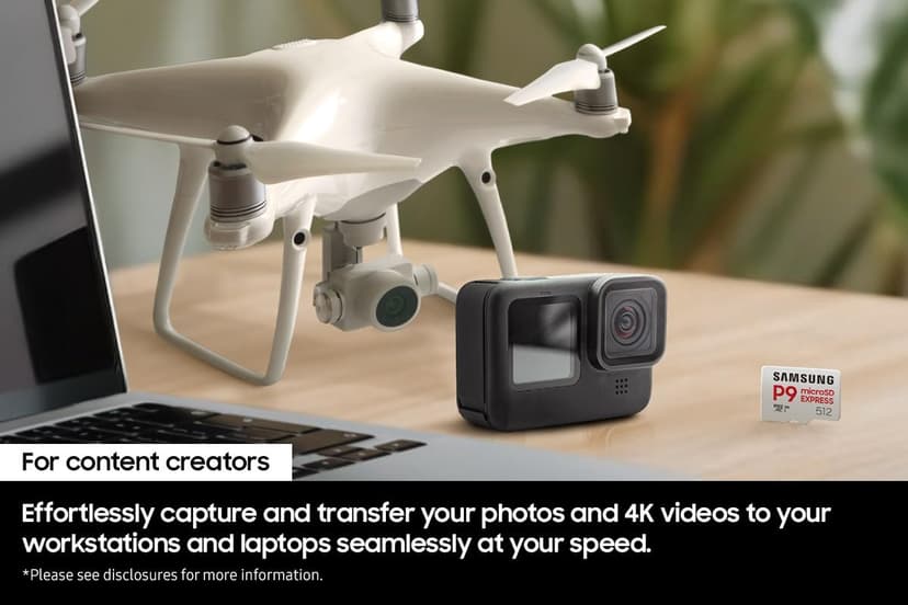 Samsung P9 Express microSD 512 GB, High-Speed Gaming Memory Card for Nintendo Switch 2, 800 MB/s Read, For 4K UHD Video, Consoles and Cameras, MB-MK512T/WW - 9