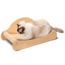 Avont Sisal Cat Scratcher Bed, Natural Solid Wood Scratch Lounger, No Mess Scratching Chair Couch for Indoor Cats -Large - 2