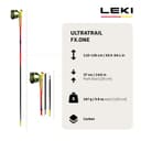 LEKI Ultratrail FX.One Trail Running Poles for Women & Men | Foldable Carbon | Ultra-light | Fixed Length - 3