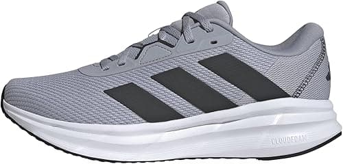 adidas Men's Galaxy 7 Running Shoes, Halo Silver/Carbon/Core Black, 9.5 UK