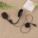 Microphone à perche souple et rigide compatible avec Cardo avec réduction du bruit et câblage plaqué argent pour une communication fiable du casque (dur) - 6