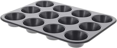 De Buyer - Plaque de 12 muffins en acier antiadhésif - 34…