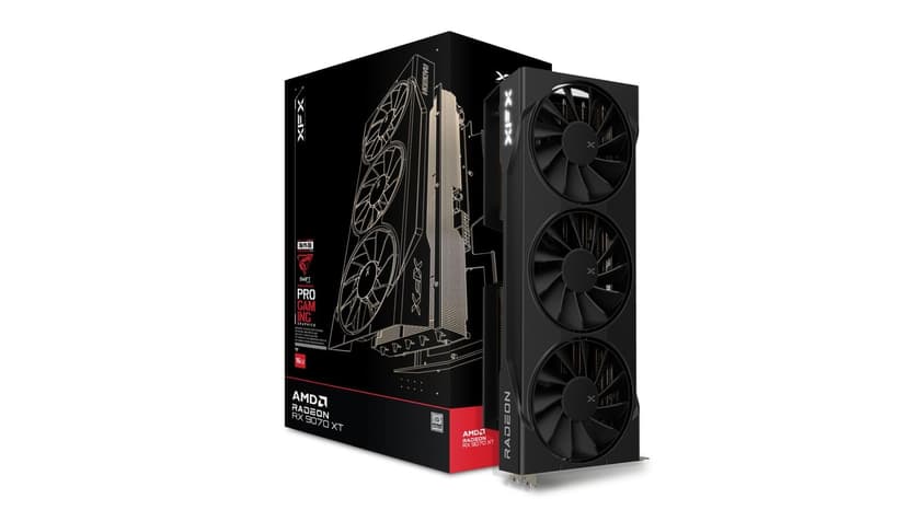 XFX RX 9070XT Swift Gaming 16GB GDDR6 Black - 1