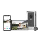EZVIZ WiFi Video Door Phone Intercom System 1080P, 7'' Color Touch Monitor, Video Doorbell 2 Wire Peephole, Two-Way Talk, Remote Unlock, Two-Way Audio, Night Vision, Slim Design, CP5 - 1