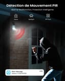 ieGeek 2K/3MP 360° PTZ Security Camera Outdoor Wireless with Removable Solar Panel,Continuous Power 2.4G WIFI CCTV Camera,PIR Motion Detection,Color Night Vision,APP Alert,IP65,Alexa Compatible - 6