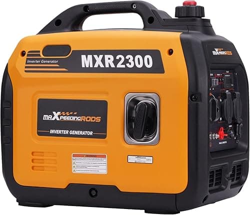 maXpeedingrods 2300W Portable Inverter Generator 4 Stroke Silent Pure Sine Wave Generator for Camping, Caravan, Motorhome