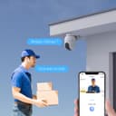 EZVIZ C8c 4MP Caméra Surveillance WiFi Extérieure à 360° avec Suivi Auto-Zoom, Détection de Forme Humaine/Véhicule, Vision Nocturne en Couleur, Audio Bidirectionnel, IP65 Etanche, Défense Active - 5