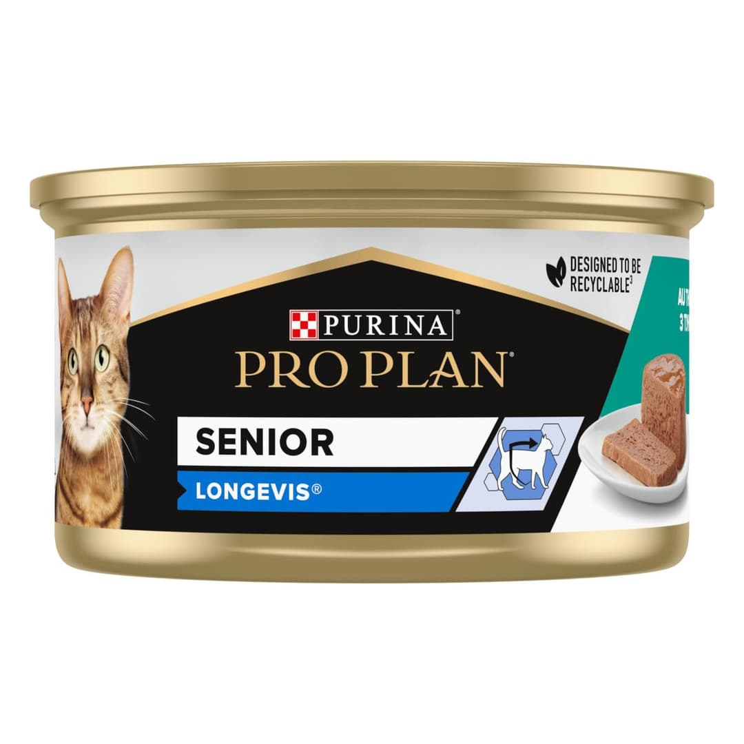 Nestle ProPlan Adult 7 + Tuna Foam / Meal Box for Senior Cats 85 g - Pack of 24