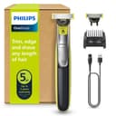 Philips OneBlade 360 hybride Visage : rasoir/tondeuse à barbe électrique, avec innovation lames 360, 2 lames 360 pour le visage, 1 sabot réglable 5 en 1 (modèle QP2734/30) - 1