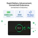HONOR Pad X9A 6GB 128GB WiFi Tablet 8300mAh Battery, Fullview 11.5 Inch Screen and 120Hz 2.5K, Qualcomm 6nm Snapdragon 685, 4 Speakers, Metal Body, Android 15, Google Service, Grey - 5