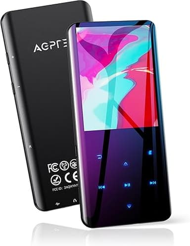 AGPTEK 64Go Haut-Parleur MP3 Bluetooth 5.3, 2.4 Pouces Gr…