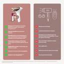Philips Lumea Série 9900, épilateur à lumière pulsée, technologie SenseIQ et SkinAI, 4 embouts pour le corps, le visage, le maillot et les aisselles, utilisation avec et sans fil (modèle BRI951/00) - 8