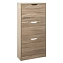 5 five simply smart 3 Drawer Shoe Storage Unit Natural Oak Effect - 1
