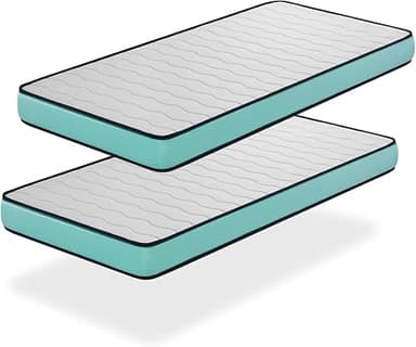 DORMISSIMO Pack of 2 Comfort Mattresses, 80 x 200 cm, Thi…
