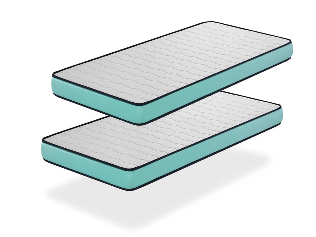 DORMISSIMO Pack 2 Matelas 80x200 Promo Confort Épaisseur …
