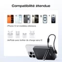 EcoFlow Rapid Mag Qi2.2 Magnetic Powerbank 10000mAh 25W with USB C Cable 36W, Qi2.2 Certified External Battery Magnetic Wireless Power Bank Fast Charger for iPhone 17/16/15 Pro Max Black - 5