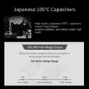 CPS KN650 Power Supply Fully Modular, 650W ATX 3.1, 80 Plus Gold Certified, PCIe 5.1 12V-2×6, Japanese Capacitors, Ultra-Flexible Cables, 5-Year Warranty - 6