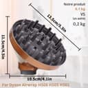 Diffuseur pour cheveux longs Dyson Airwrap - Accessoire pour sèche-cheveux - Pour cheveux ondulés et bouclés - Conversion pour cheveux bouclés (Doré) - 6