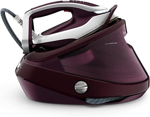 Calor Pro Express Vision Steam Generator, Smart LED Light on the Iron, Pressure 8.3 Bars, Ultra-Powerful, Steam Flow 180 g/min, Steam Jet 680 g/min, Anti-limescale, Made in France GV9810C0