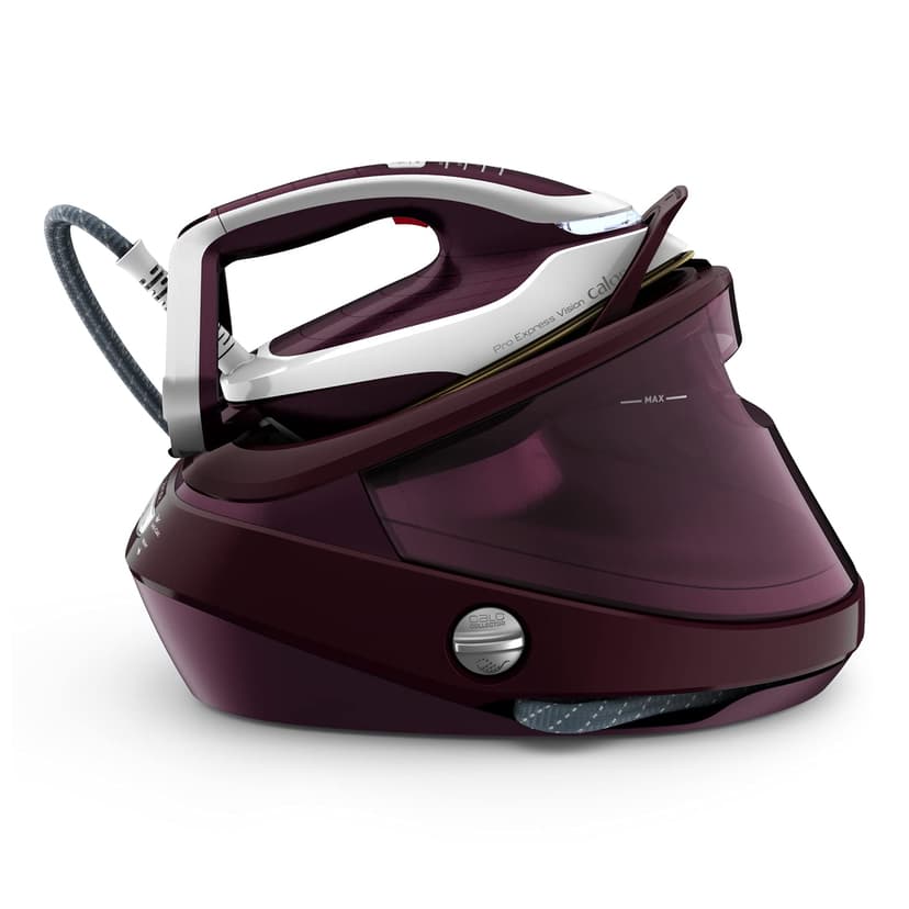 Calor Pro Express Vision Steam Generator, Smart LED Light on the Iron, Pressure 8.3 Bars, Ultra-Powerful, Steam Flow 180 g/min, Steam Jet 680 g/min, Anti-limescale, Made in France GV9810C0 - 1