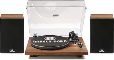 Turntable with Speakers, Hi-Fi System Bluetooth Vinyl Rec…
