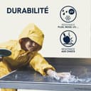 CORNILLEAU - Table de ping Pong d'extérieur 400X Outdoor - Loisir de Jardin - Agrément FFTT - Panneau Bleu 5mm - 3