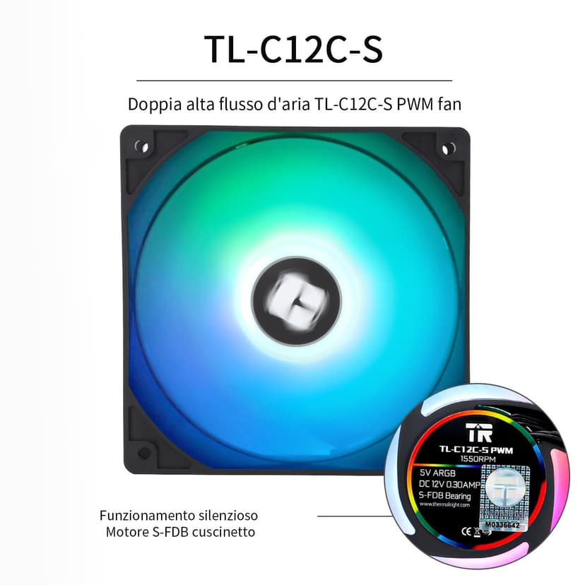TR-Peerless Assassin 120 SE ARGB CPU Air Cooler, 6 Heat Pipes Cpu cooler, Dual 120mm TL-C12C-S PWM Fan, Aluminium Heatsink Cover, AGHP Technology, for AMD AM4 AM5/Intel /1851/1150/1151/1200/1700 - 7