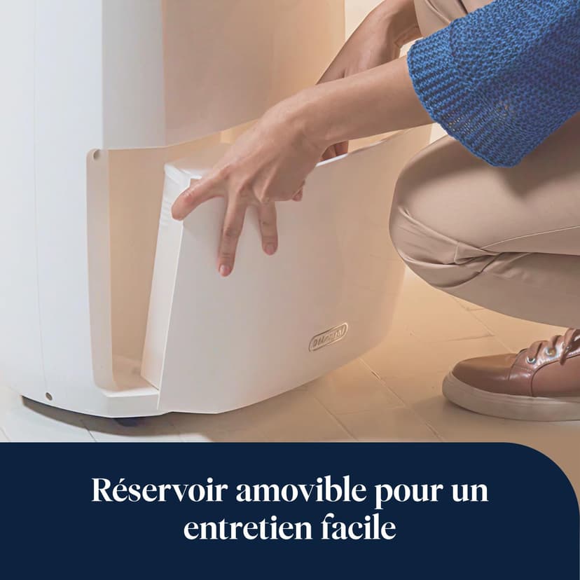 De'Longhi Tasciugo AriaDry Multi - Deumidificatore Casa Portatile, Assorbi Umidità 25L/Giorno, Asciugabiancheria, Antimuffa, Bassa Rumorosità, Timer, Bianco (DDSX225) - 7