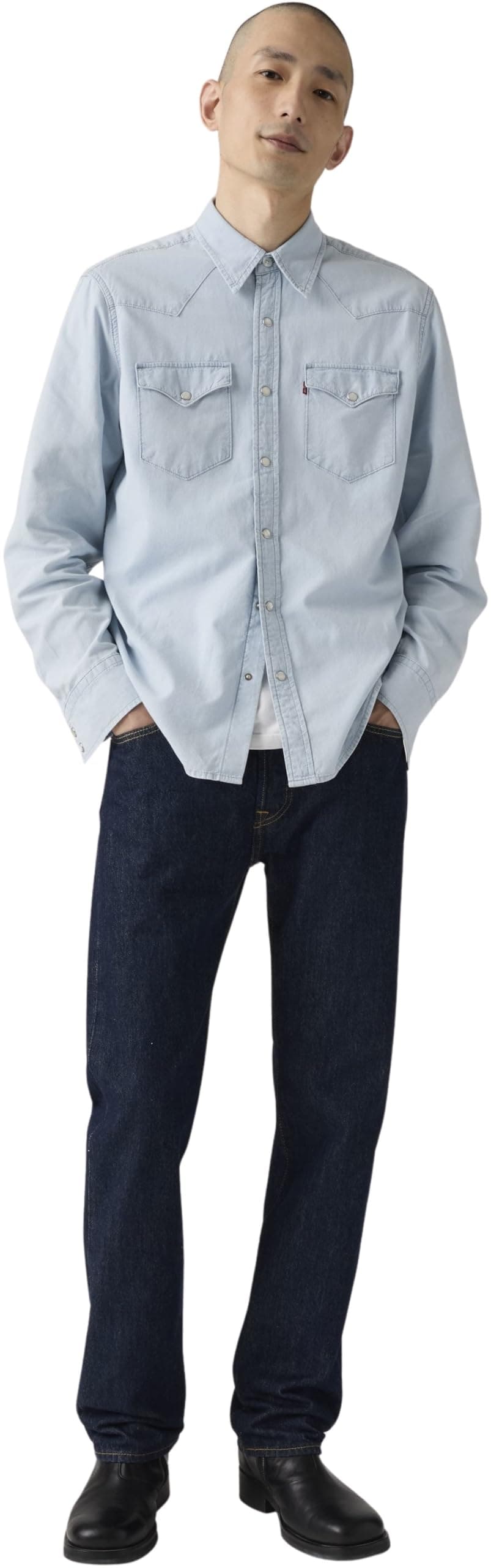 Levi's Men's 501 Original Fit Jeans, Rinse 37461, 30W / 30L - 3